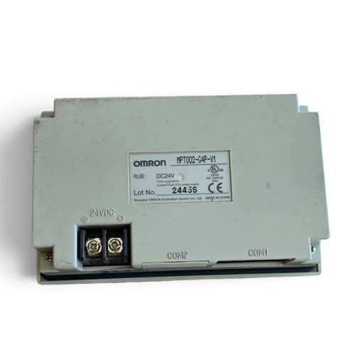 Omron MPT002-G4P-V1 HMI Touch Screen Terminal BACK