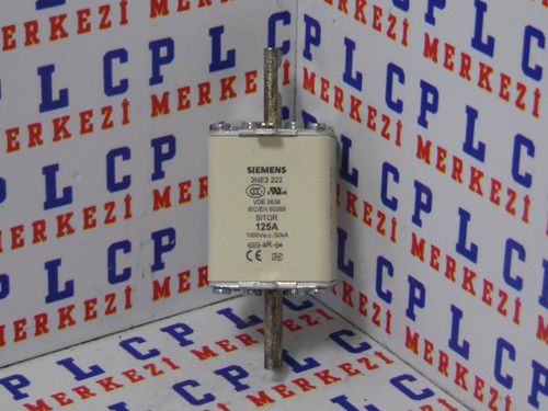 Siemens 3NE3222 SITOR Semiconductor Fuse Link Size 1 125A 1000V