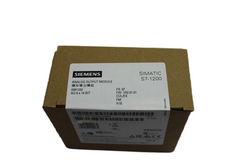 Siemens 6ES7232-4HD32-0XB0 SIMATIC S7-1200 SM 1232 4 AO Module