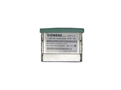 Siemens 6ES7951-0KD00-0AA0 SIMATIC S7 16KB FEPROM Memory Card