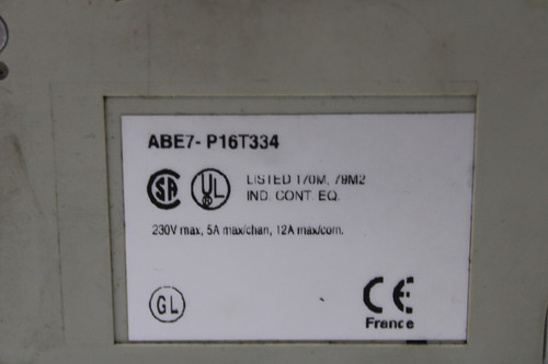 Schneider ABE7P16T334 Telefast 16-Channel Relay Sub-Base