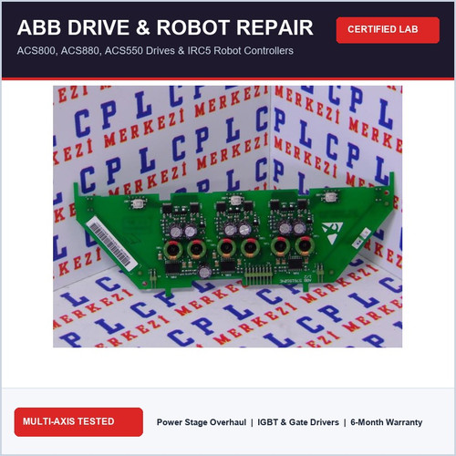 ABB Drive & Robot Controller Repair Service | ACS800, ACS880, ACS550 & IRC5 Overhaul