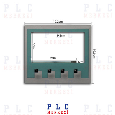 TP177B 4'' OVERLAY MEMRANE FOR 6AV6642-0BD01-3AX0, 6AV6 642-0BD01-3AX0