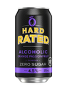 HARD RATED ORANGE PASSIONFRUIT ZERO SUGAR CANS 6X4X375ML