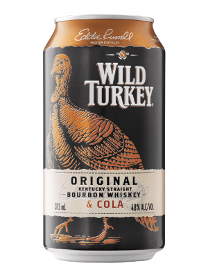 Buy WILD TURKEY & COLA 4.8% CANS 375ML 3X10PK Online | GoodDrop