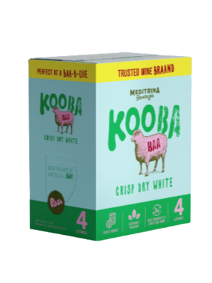 KOOBA CRISP DRY WHITE CASK 4X4L