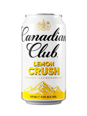 CANADIAN CLUB LEMON CRUSH CANS 4X6X375ML