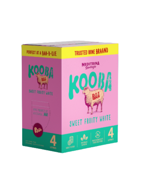 KOOBA SWEET FRUITY WHITE CASK 4X4L