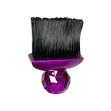 Silver Bullet Gem Neck Brush - Purple
