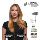 ghd Speed Professional Hair Dryer Metallic White