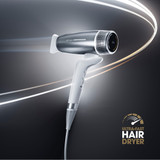 ghd Speed Professional Hair Dryer Metallic White