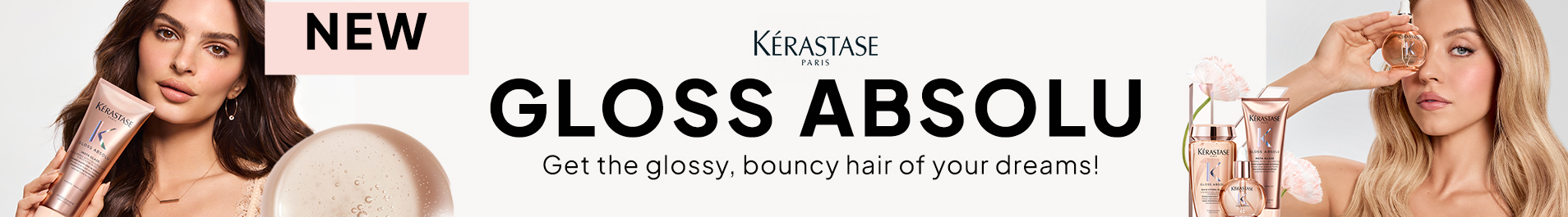 Say hello to your glossiest hair ever! Powered by Hydra-Glazing Technology, the new Gloss Absolu range delivers 2x more shine