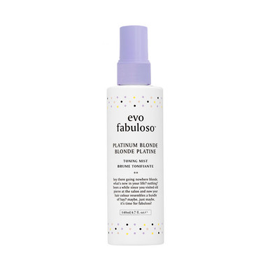 evo fabuloso platinum blonde toning mist