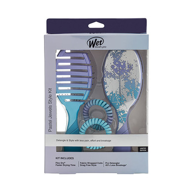 Wet Brush Pro Pastel Jewel Detangling Kit