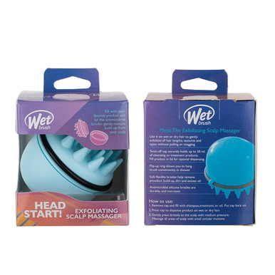 Wet Brush Exfoliating Scalp Massager Brush Blue