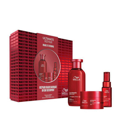 Wella Ultimate Repair Trio Gift Pack | Shampoo, Mask & Miracle