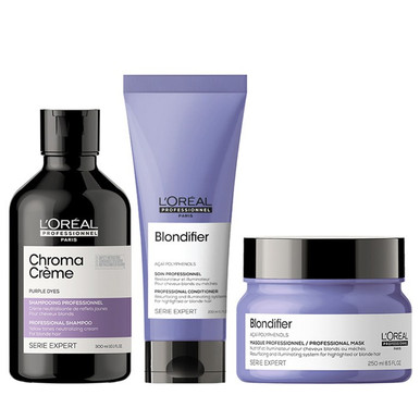 L'Oreal SERIE EXPERT Blondifier Trio Bundle