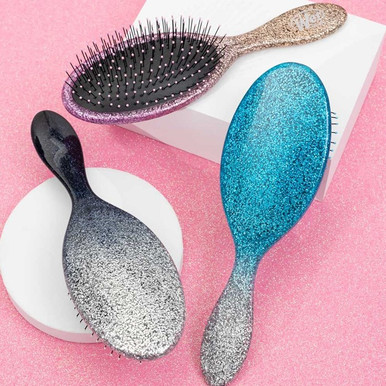 Wet Brush Champagne Toast Detangler Sparkling Silver