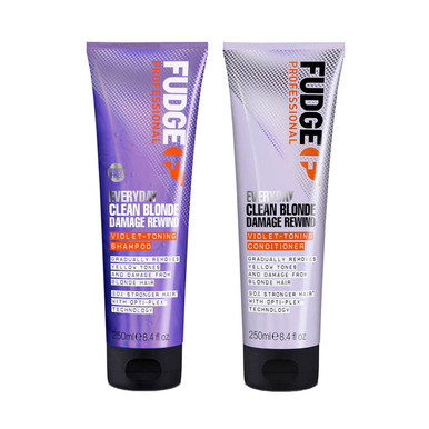 Fudge Everyday Clean Blonde Damage Rewind Duo Bundle