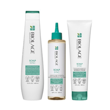 Biolage Scalp Sync For Dry/Sensitive Scalp Trio Bundle