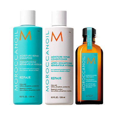 Moroccanoil Moisture Repair & Treatment Trio Bundle