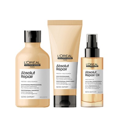 L'Oreal SERIE EXPERT Absolut Repair Trio Bundle