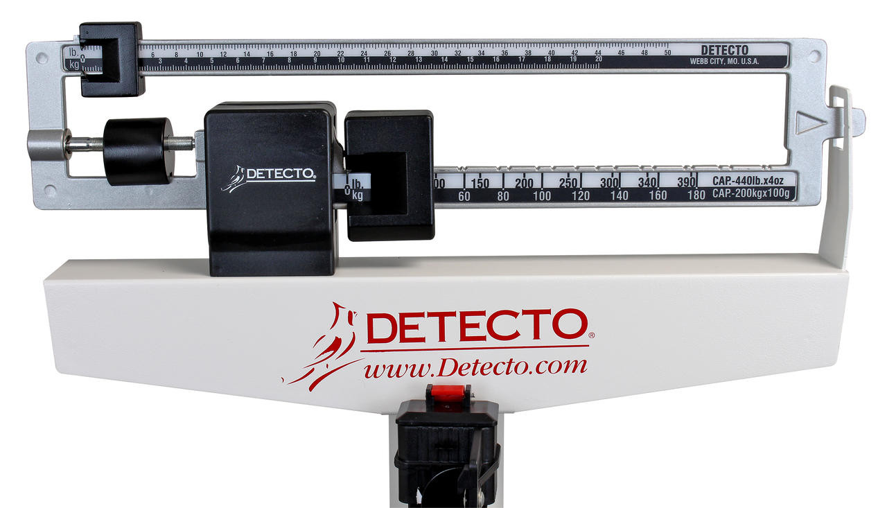 Cardinal Detecto 338 Mechanical Physician Scale with Height Rod
