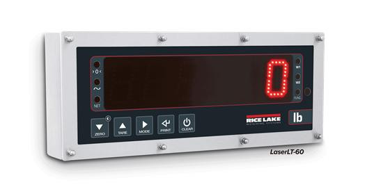 Rice Lake LaserLT-60 Display/Indicator, 2.4 Inch Red LED Digits