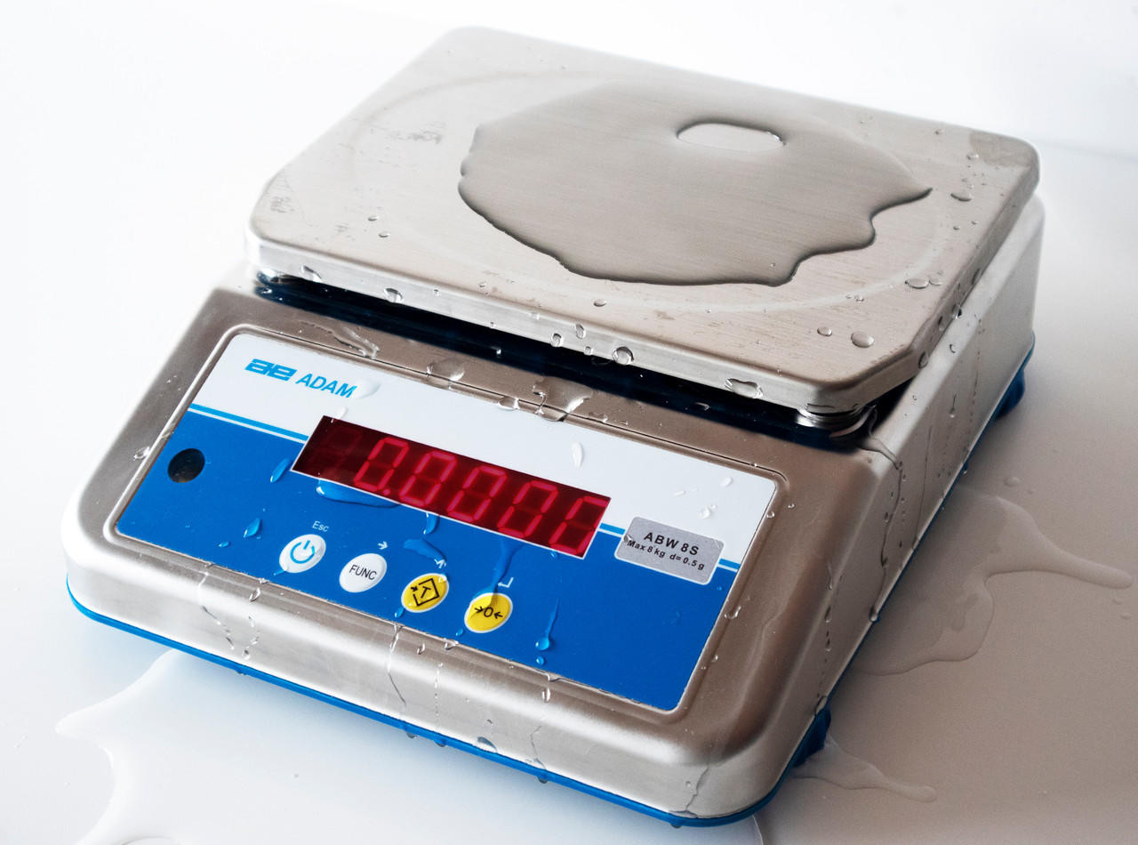 ABW-S Aqua Stainless Steel Washdown Scales - Adam Equipment