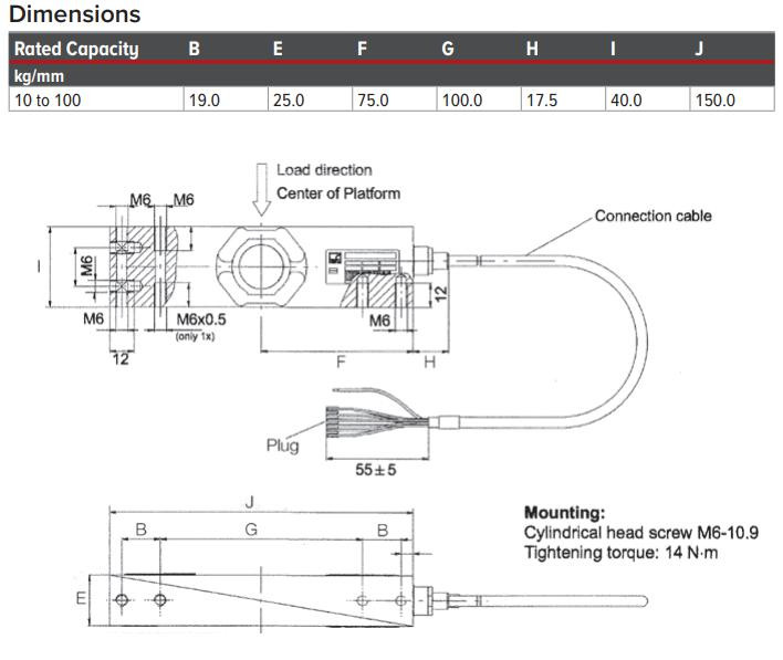 HBM HBM PW15AH-10kg Single Point Load Cell | Scales Plus