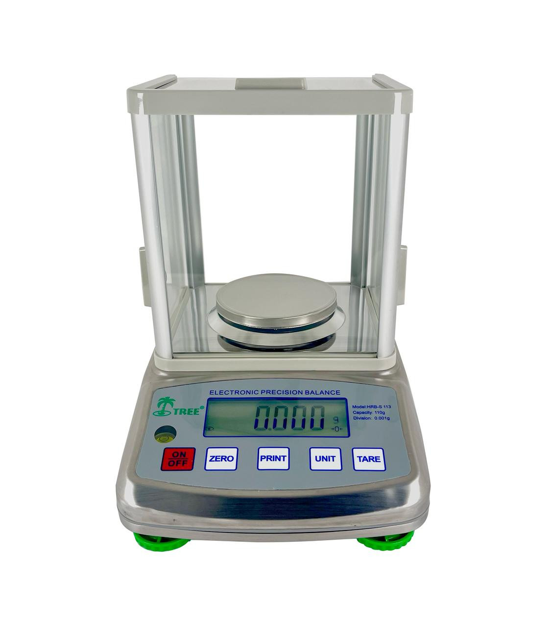Tree HRB-S 113 Stainless Steel Precision Balance, 100 g x 0.001 g