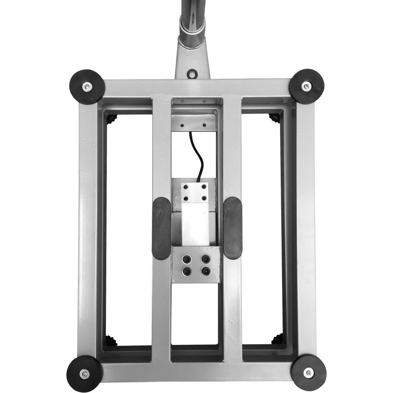 Optima Scale OP-915SSBW-2424-500 Stainless Steel Portable Bench Scale with  Casters 24 x 24, 500 lb x 0.1 lb, NTEP Class III