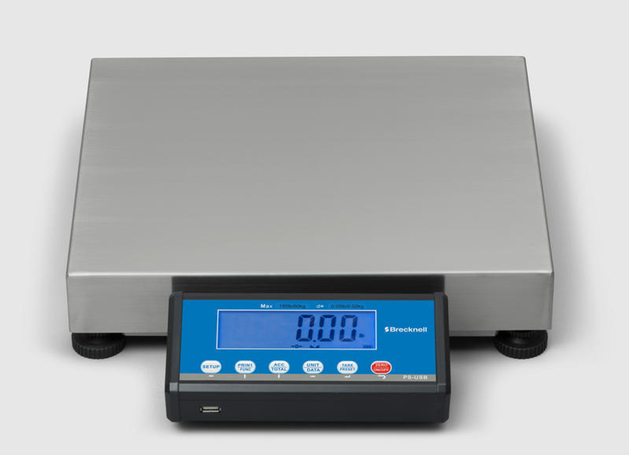 Brecknell PS-USB 30 lb Portable Shipping Scale, 30 lb x 0.01 lb, NTEP,  Class III Scales Plus