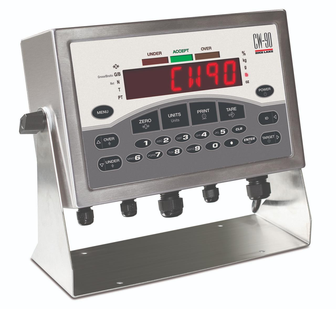 Rice Lake CW-90 Checkweighing Scale, 50 lb x 0.01 lb, 12