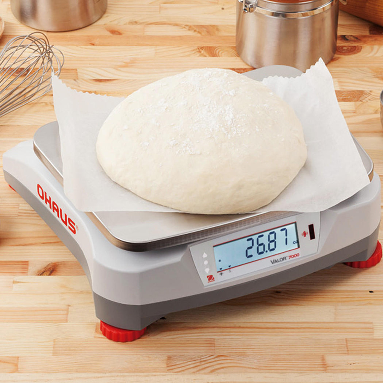 OHAUS Valor 7000 V71P1502T Bench Food Scale, 3 lb x .0001 lb, NTEP, Class  III