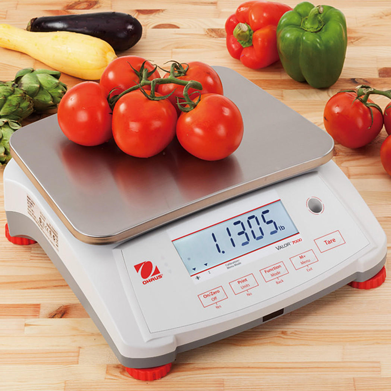 OHAUS Valor 7000 V71P1502T Bench Food Scale, 3 lb x .0001 lb, NTEP, Class  III