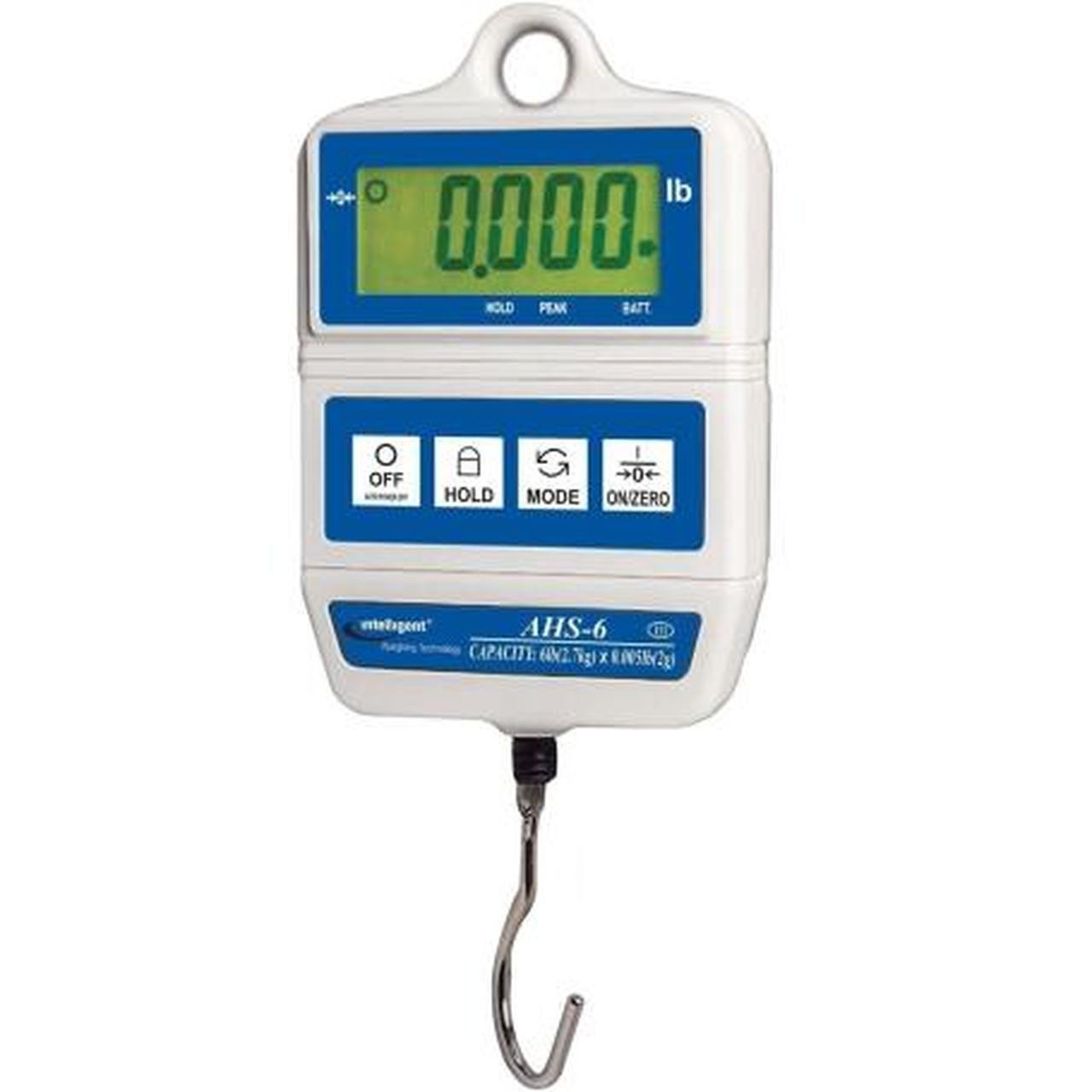 Intelligent Weighing AHS-15 Hanging Scale, 15 lb x 0.01 lb, NTEP, Class III  - Scales Plus
