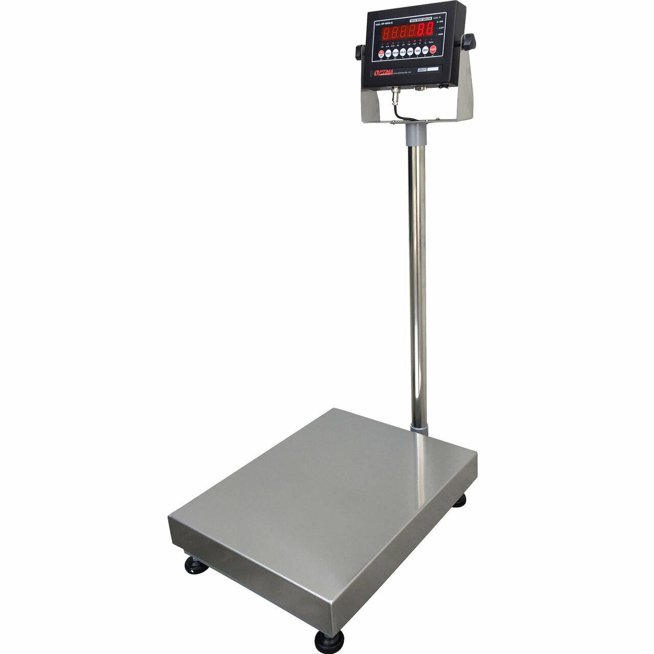 Optima Weighing Systems OP-915BT-2424-500 500 lb. Bench Scale with 24 x  24 Ball Transfer Platform, Legal for Trade