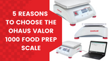 The OHAUS Valor 1000: 5 Reasons to Choose this Fantastic Food Prep Scale