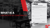 What is a Certificate of Conformity?