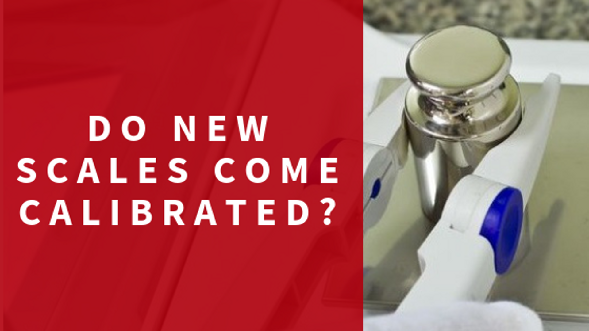 Do New Scales Come Calibrated? Scales Plus