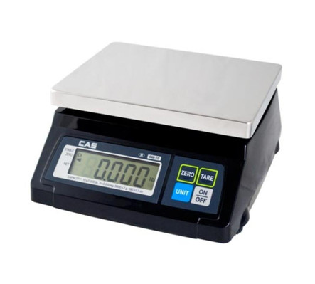 CAS SW-10RS POS Interface Scale, 10 lb x 0.005 lb, NTEP