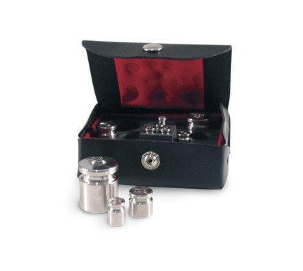 Rice Lake Avoirdupois Stainless Steel Weight Set, 5 lb, 6 Pieces, ASTM Class 5, 12640