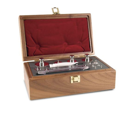 Rice Lake Precision Laboratory Weight Set, Calibration Certificate Included, 10 kg - 100 g, 9 Pieces, OIML Class E2, 96420