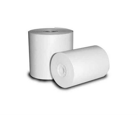 Rice Lake Weighing Systems Rice Lake Tape Printer Rolls, 3 inch wide, 90ft Long, 2 Ply White/Canary 1/2 In Core 3 In OD Star Epson