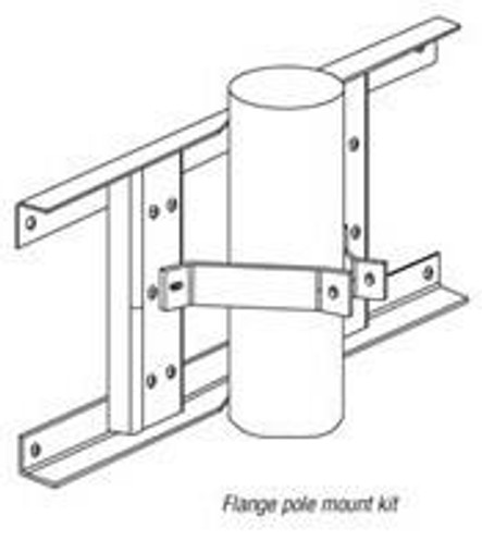 Used Rice Lake Pole Mount Kit for LaserLight 4 Inch Remote Display, SP1050