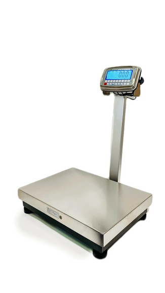 Tree Scales Tree FBS-C-2424 Stainless Steel Bench Scale, Numeric Keypad, 24 x 24, 500 lb x 0.1 lb, NTEP Class III