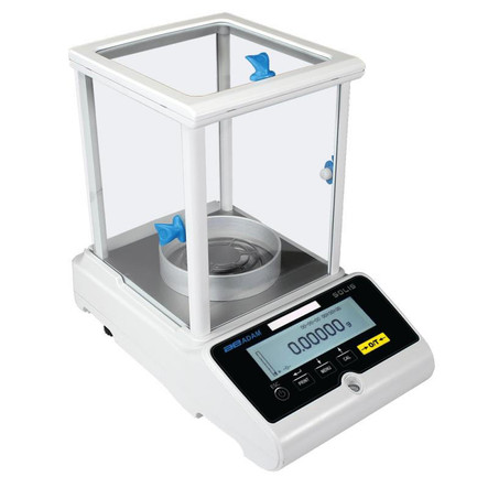 Adam Equipment SAB 314e Solis Analytical Balance, External Cal, 310 g x 0.1 mg