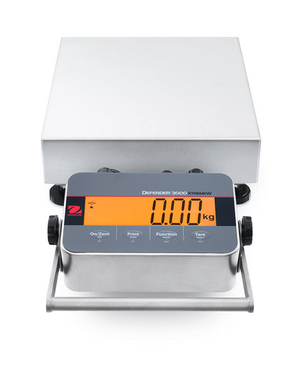 OHAUS i-D33XW75C1R5 Defender 3000 Washdown Bench Scale, 150 lb x 0.02 lb, 14" x 12",  NTEP Class III