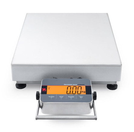 OHAUS Defender 3000 i-D33XW300C1X5 Washdown Bench Scale, 600 lb x 0.1 lb, 25.6" x 19.7", NTEP OHAUS Defender 3000 i-D33XW300C1X5 Washdown Bench Scale, 600 lb x 0.1 lb, 25.6" x 19.7", NTEP